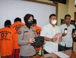 Polresta Bandarlampung Tangkap 3 Pelaku Curas