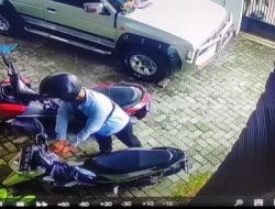 Maling Motor Siang Bolong di Kemiling Bandarlampung