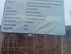 Puskesmas Nilai 4 Miliar Dinkes Provinsi Lampung Dibangun di Tanah Wakaf Pemakaman