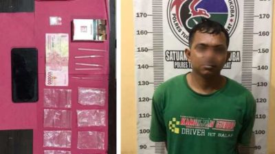 Terduga Pengedar Narkoba Ditangkap Polres Tulangbawang Barat