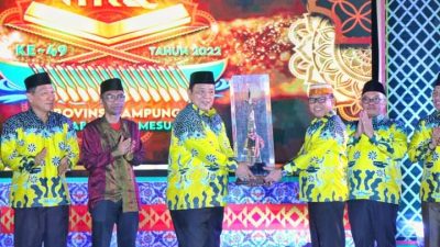 Gubernur Arinal Djunaidi Resmi Buka MTQ Ke-49 Tahun 2022 Tingkat Provinsi Lampung di Kabupaten Mesuji
