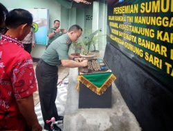 Air Bersih untuk Masyarakat, Dandim 0410/KBL Resmikan Sumur Bor