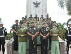 Korem 043/Gatam Gelar Ziarah ke Taman Makam Pahlawan Peringati HUT Kodam II/Sriwijaya Ke-77 Tahun 2023