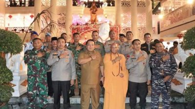 Perayaan Imlek 2023 Berlangsung Aman dan Lancar, Gubernur Arinal dan Forkopimda Tinjau Vihara