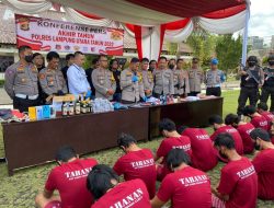 Sepanjang Tahun 2022 Polres Lampung Utara Tangani 621 Kasus Gangguan Kamtibmas
