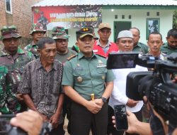 Bentuk Nyata Bhakti TNI, Kodim 0410/KBL Lakukan Bedah Tiga Unit RTLH Milik Warga Kurang Mampu