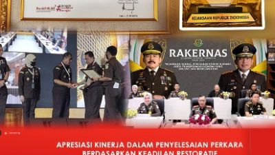 Kejari Bandar Lampung Raih Penghargaan dalam Emplementasi Keadilan Restorative