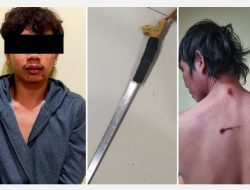 Tak Terima Dicekoki Minuman, Korban Disabet Gunakan Mandau