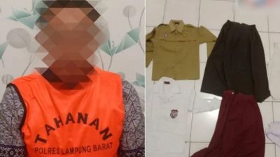 Oknum Kepsek di Kabupaten Pesibar Terduga Pelaku Pencabulan Anak Ditangkap