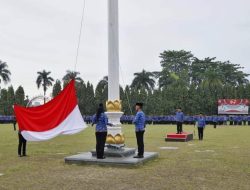 Turunnya Angka Kemiskinan, Pemerintah Provinsi Lampung Gelar Upacara Gabungan