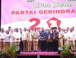 HUT ke-15 Partai Gerindra di Kota Palangkaraya, Muzani: Banyak Orang yang Menaruh Harapan