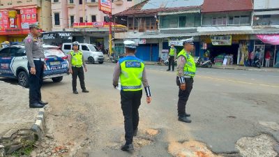 Berlangsung Kondusif, Operasi Keselamatan Lalu Lintas yang Digelar Polres Lampung Utara