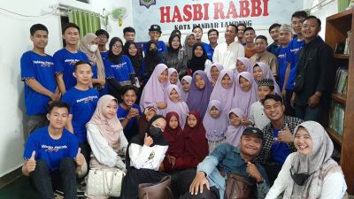 DPD KNPI Lampung bersama Relawan Pemuda Lampung Konsisten Ajak Peduli Sesama