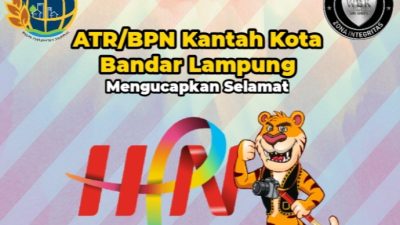 IMG 20230208 220734 BPN/ATR Kantah Kota Bandar Lampung Ucapkan Selamat Hari Pers Nasional Tahun 2023