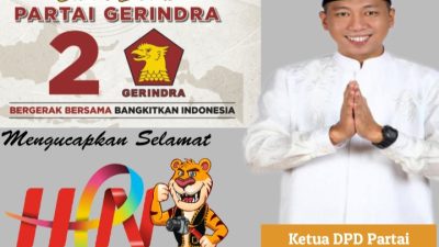 Ketua DPD Gerindra Lampung Ucapkan Selamat HPN Tahun 2023