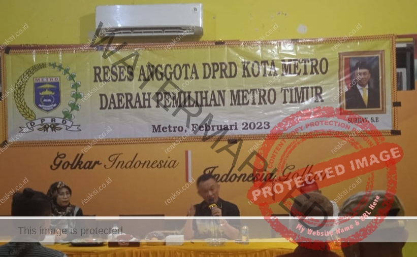 IMG 20230215 203518 Usulan Belum Terealisasi, Anggota DPRD Fraksi Golkar Kota Metro Minta Maaf