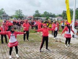 Anggota Komisi IV DPRD Provinsi Lampung, Fraksi PDIP Gelar Lomba Senam Kreasi KDN