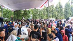 HUT ke-59 Diserbu Emak-Emak, Pemrov Lampung Gelar Bazar Murah Jelang Ramadhan