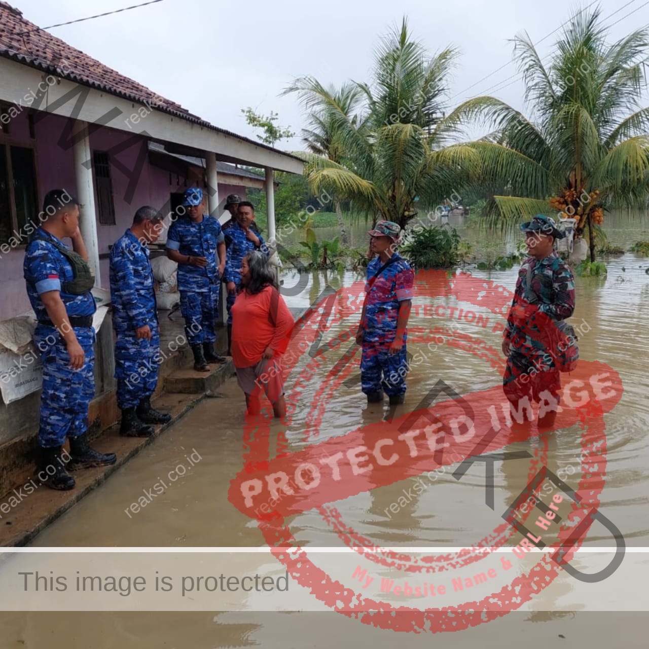 IMG 20230309 WA0143 Bantu Korban Banjir, Danlanud BNY Terjunkan Tim Evakuasi