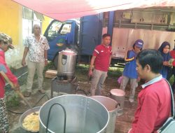 Dinas Sosial Lampung Utara Sediakan Dapur Umum Untuk Korban Banjir
