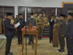Pemkot Metro Lantik 3 Pejabat Tinggi Pratama Hasil Selter JPTP