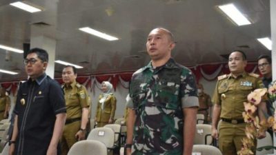 Kasipers Kasrem 043/Gatam Hadiri Rapat Paripurna DPRD Provinsi Lampung