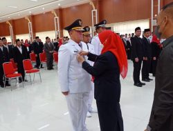 Walikota Eva Dwiana Lantik Para Penjabat Struktural dan Penjabat Fungsional Pemkot Bandar Lampung