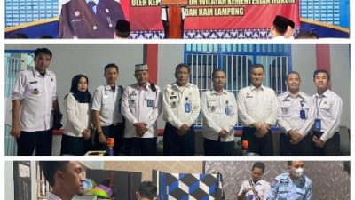 Kadivpas Lampung Razia dan Berikan Penguatan di Rutan Kotabumi