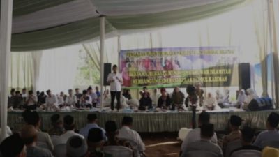 Jalin Silaturahmi, Wabup Ardian Hadiri Pengajian Akbar di Ponpes