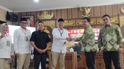 IMG 20230514 220755 DPD Gerindra Provinsi Lampung Diiringi Marching Band Daftarkan 85 Bacaleg ke KPU