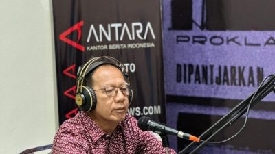 Ketua DPRD Lampung Hadiri Podcasting LKBN Antara Lampung
