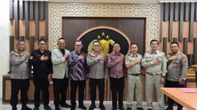 Ketua DPRD Provinsi Lampung Dampingi KBPP Polri Audiensi Bersama Kapolda Lampung