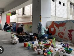 Rayakan HUT ke 341, 34 Tim Ikut Lomba Mural yang di Gelar Pemkot Bandar Lampung 