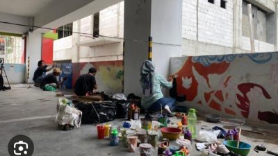 Rayakan HUT ke 341, 34 Tim Ikut Lomba Mural yang di Gelar Pemkot Bandar Lampung 