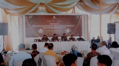 Komisi Pemilihan Umum Lampung Utara Tetapkan DPT Pemilu 2024