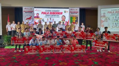 Sukses Gelar Piala Gubernur Lampung 2023, ESI Lampung Cetak Atlet Berbakat