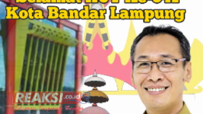 Kadisdag Wilson Faisol Ucapkan HUT Ke-341 Kota Bandar Lampung