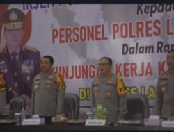 Kapolda Lampung Kunjungan Kerja di Polres Lampung Utara