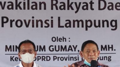 Ketua DPRD Mingrum Gumay Minta Generasi Muda Jangan Tinggalkan Tinta Merah