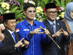 Bawa Tongkat Komando, Mahesa Andika Hadiri Pelantikan M Junaidi di DPRD Provinsi Lampung