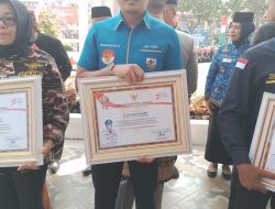 HUT RI Ke-78, DPD KNPI Kota Bandar Lampung Terima Penghargaan dari Walikota