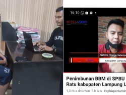 SPBU Lampung Utara Ngecor BBM Viral, Ternyata AS DPO Pelaku Curas Rampok