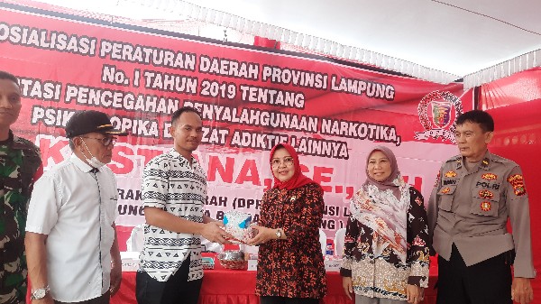 Anggota DPRD Provinsi Lampung Kostiana Gelar Sosialisasi Perda, Ini yang Disampaikan