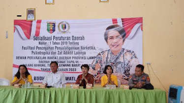 419FC225 0BE0 421B B138 D2C89E28D6F9 Anggota Komisi V DPRD Provinsi Lampung Budhi Condrowati Gelar Sosialisasi Perda