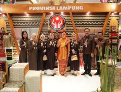 Menang Stand, Dekranasda Provinsi Lampung Ikuti Kriya Nusa 2023 di JCC