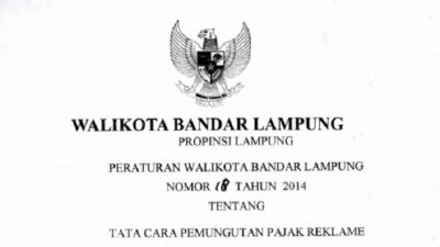 Perda Usang dan Lembek, Penunggak Pajak Reklame di Bandarlampung Hanya Diancam Stiker