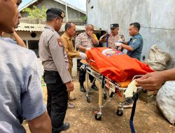 Polsek Metro Barat Datangi TKP Penemuan Mayat Lansia di Kelurahan Ganjar Agung