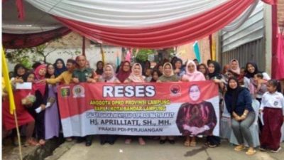 Anggota DPRD Provinsi Lampung Apriliati Gelar Sosialisasi Pembinaan Ideologi Pancasila