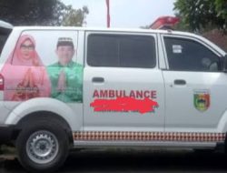 Pj.Bupati Tanggamus Imbau Seluruh Camat Lepas Stiker Bupati dan Wakil Bupati di Mobil Ambulance Milik Pekon