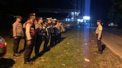 Perkuat Keamanan Jelang Pemilu 2024, Satuan Samapta Polres Tanggamus Tingkatkan Patroli Wilayah Barat